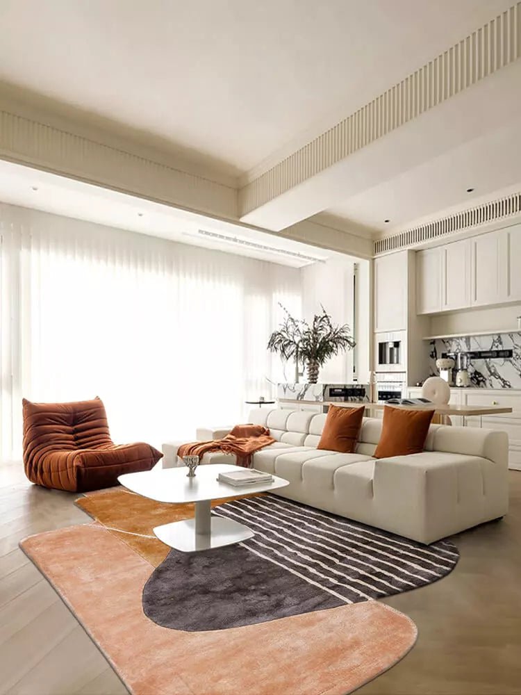 Patio Irregular Area Modern Rug - Houseoon