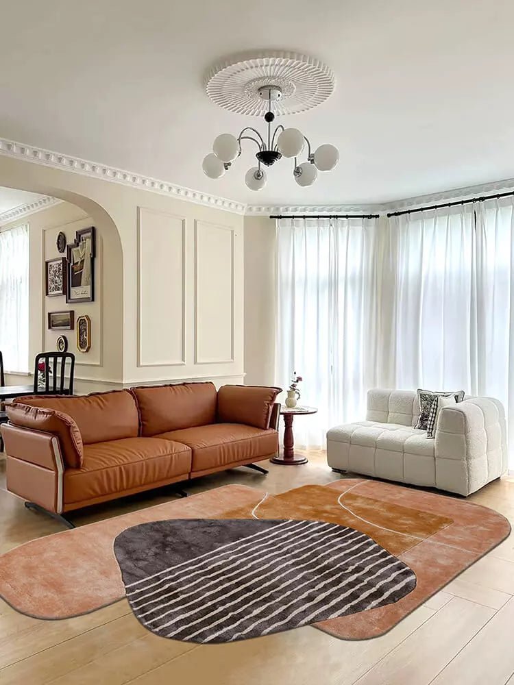 Patio Irregular Area Modern Rug - Houseoon