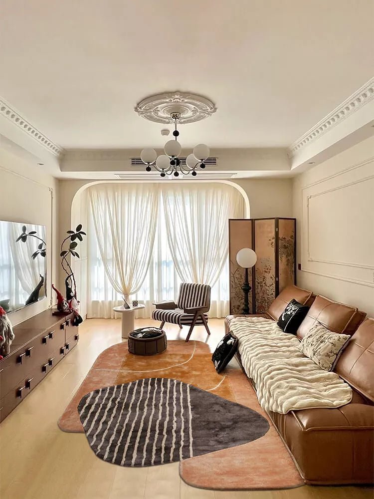 Patio Irregular Area Modern Rug Zweitbild