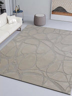 Pebble Geometric Area Rug - Houseoon