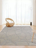 Pebble Geometric Area Rug - Houseoon