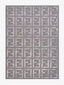 Petra grey geometric rug - Houseoon