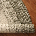 Polypropylene round Braided Area Rugs - Houseoon