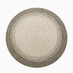 Polypropylene round Braided Area Rugs - Houseoon