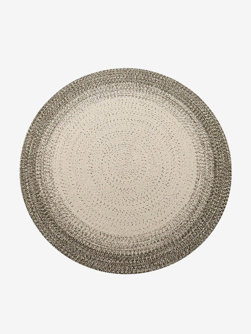 Polypropylene round Braided Area Rugs - Houseoon Main image