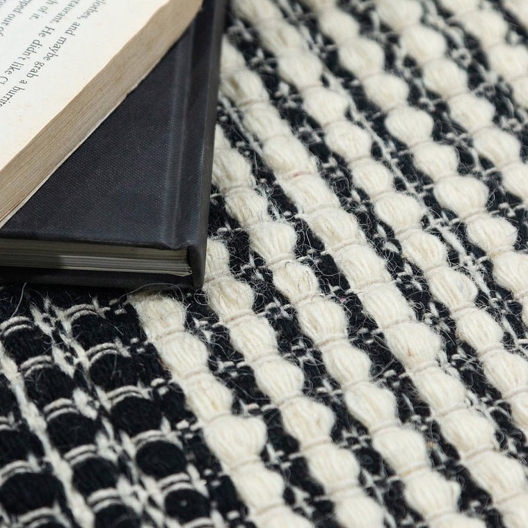 Pure handmade woven wool Rug - Houseoon