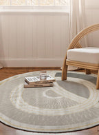 Raseon Round Area Rug - Houseoon