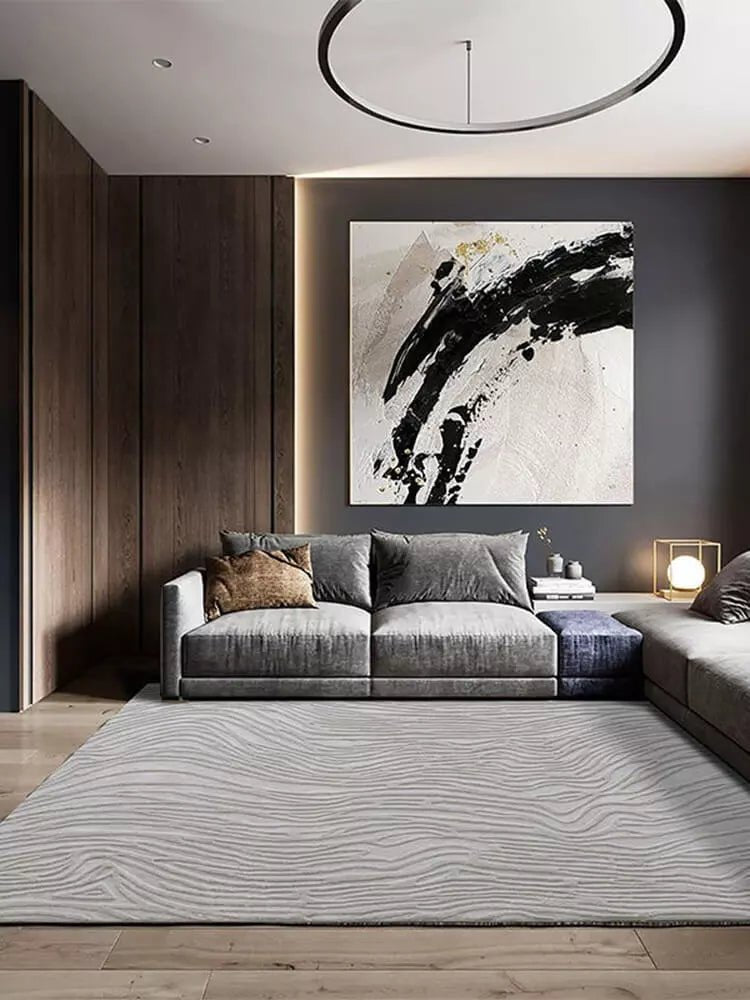Rawan Large Neutral Rug - Houseoon