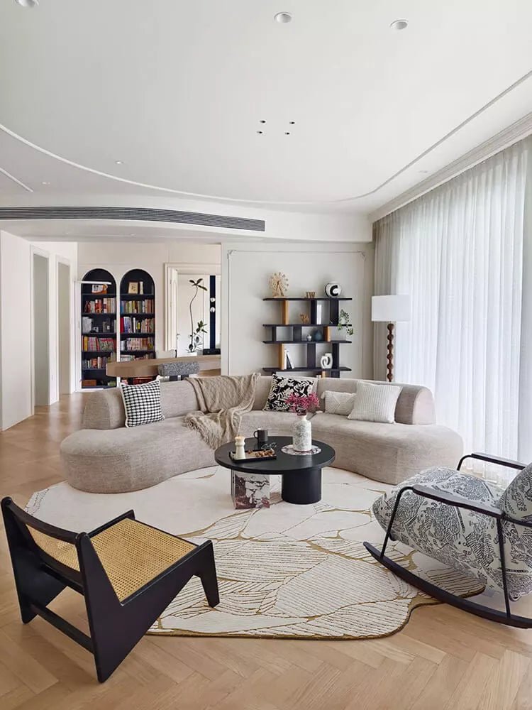 Raynsa Irregular Shaped Rug - Houseoon