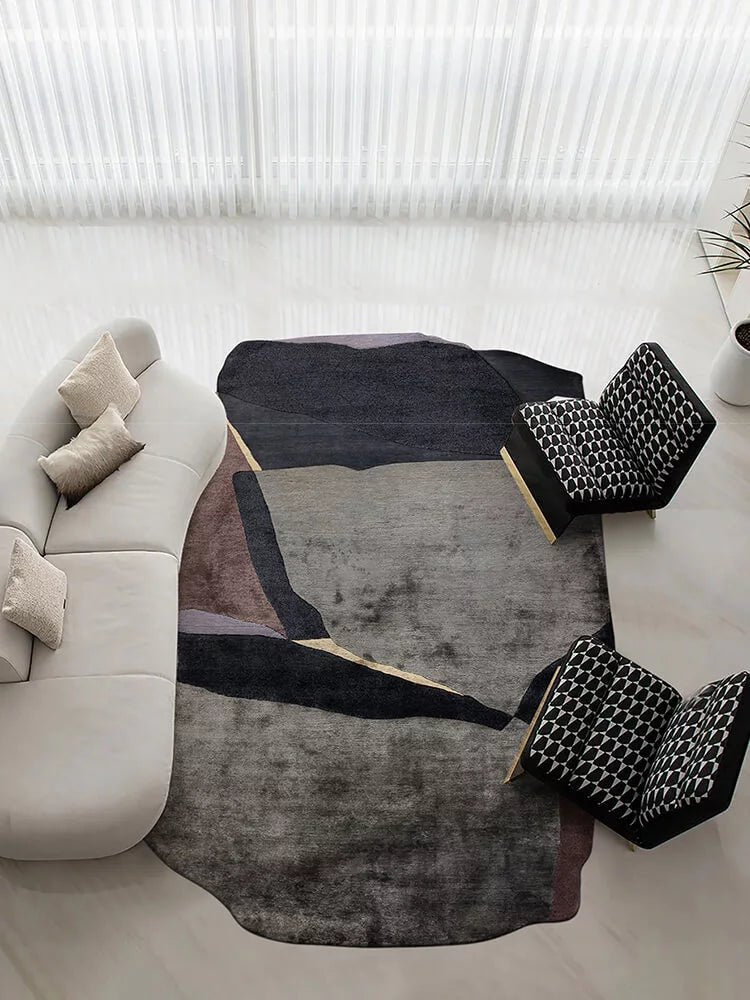 Rckey irregular shaped rugs - Houseoon