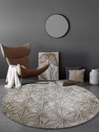 Relief Textured Area Rug - Houseoon