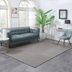 Reversible Indoor Area wool Rug - Houseoon