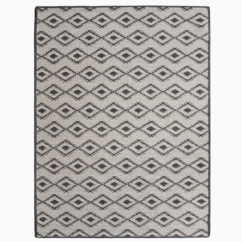 Reversible Indoor Area wool Rug - Houseoon