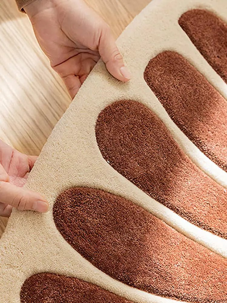 Rocheos Modern Handmade Rug - Houseoon