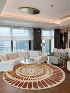 Rocheos Modern Handmade Rug - Houseoon