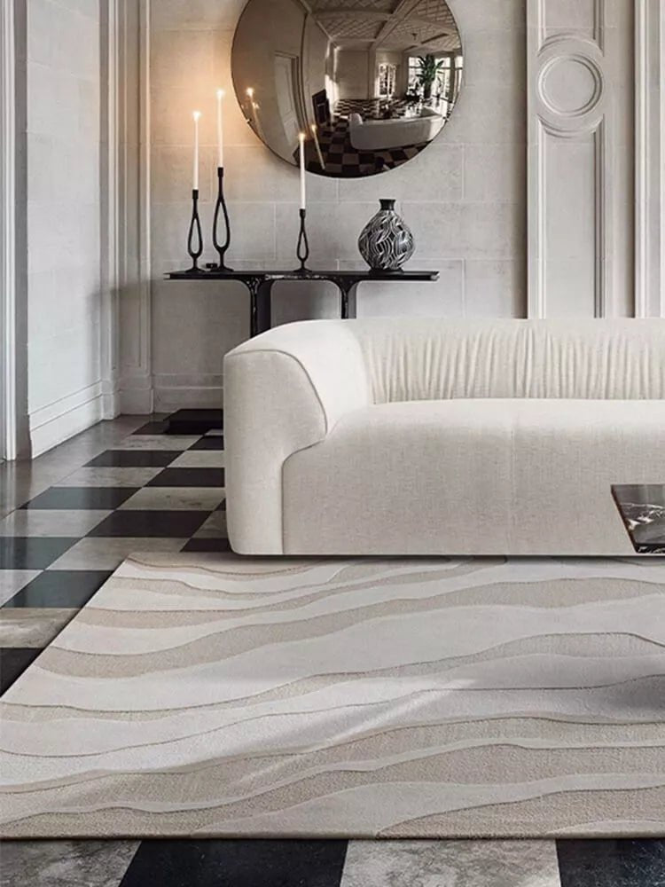 Rodeoa Abstract Wool Area Rug Image secondaire du produit