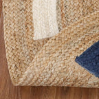 Round area jute rug - Houseoon