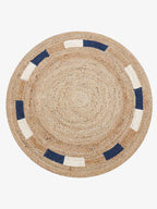 Round area jute rug - Houseoon