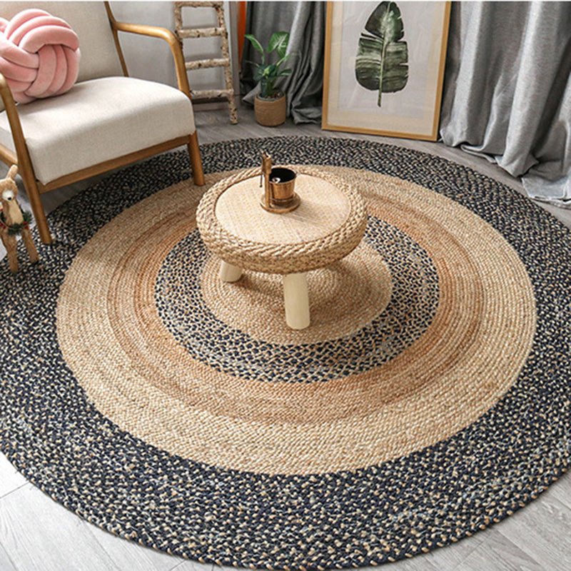 Round Jute Rug - Houseoon