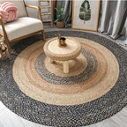 Round Jute Rug - Houseoon