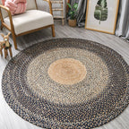 Round Jute Rug - Houseoon