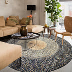 Round Jute Rug - Houseoon