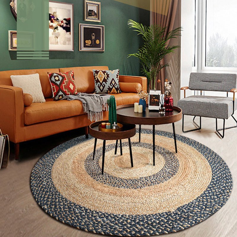 Round Jute Rug - Houseoon