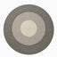 Round mixed color wool carpet Rug - Houseoon