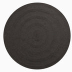 Round Wool Area Braided Rugs - Houseoon