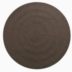 Round Wool Area Braided Rugs - Houseoon
