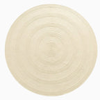 Round Wool Area Braided Rugs - Houseoon