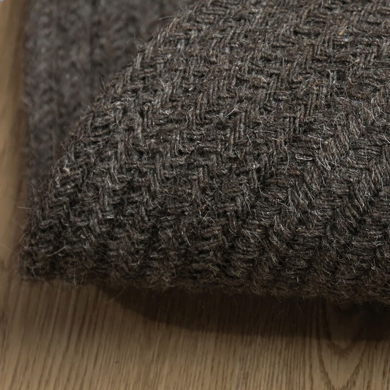 Round Wool Area Braided Rugs - Houseoon