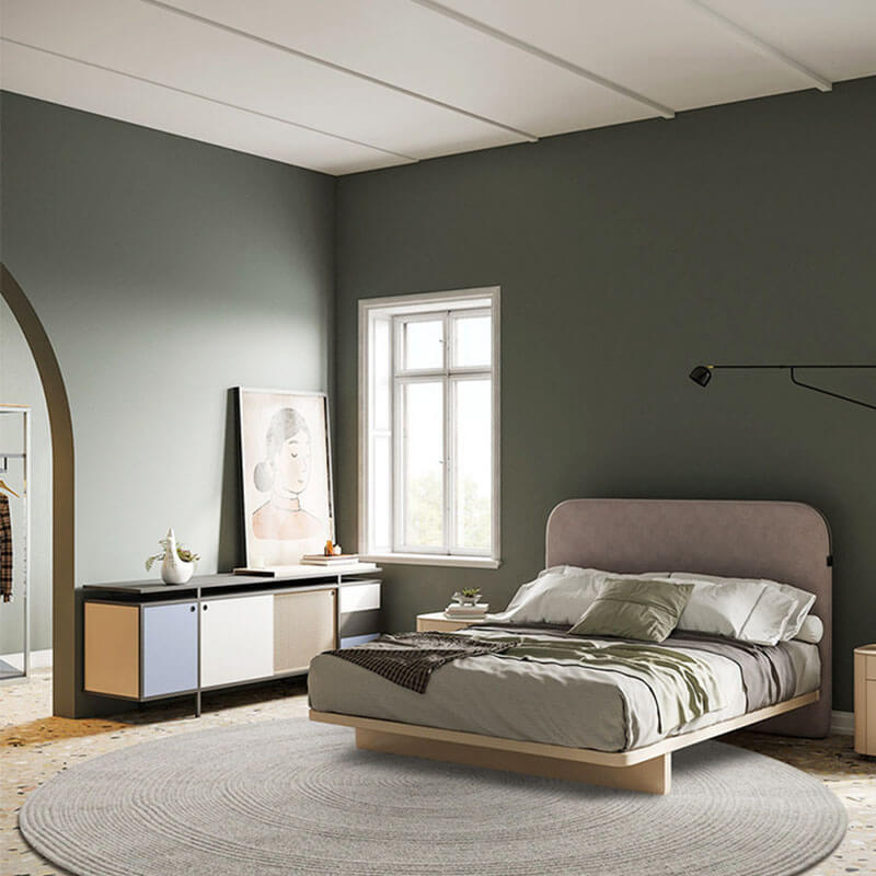 Round Wool Area Braided Rugs - Houseoon