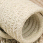 Round Wool Area Braided Rugs - Houseoon