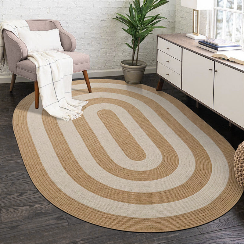 Handmade Stripe Jute Rug