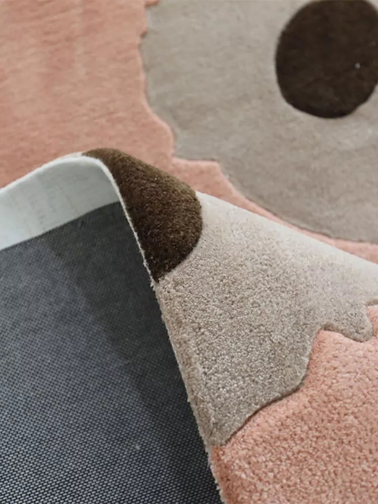 Mmlio hand tufted floral rug