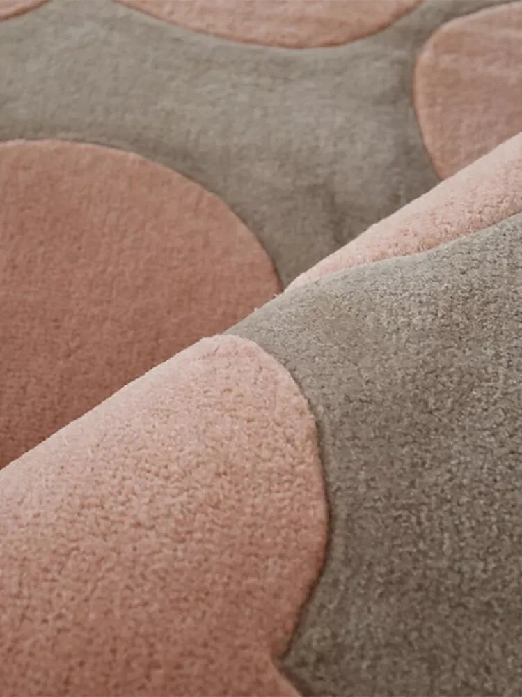 Mmlio hand tufted floral rug