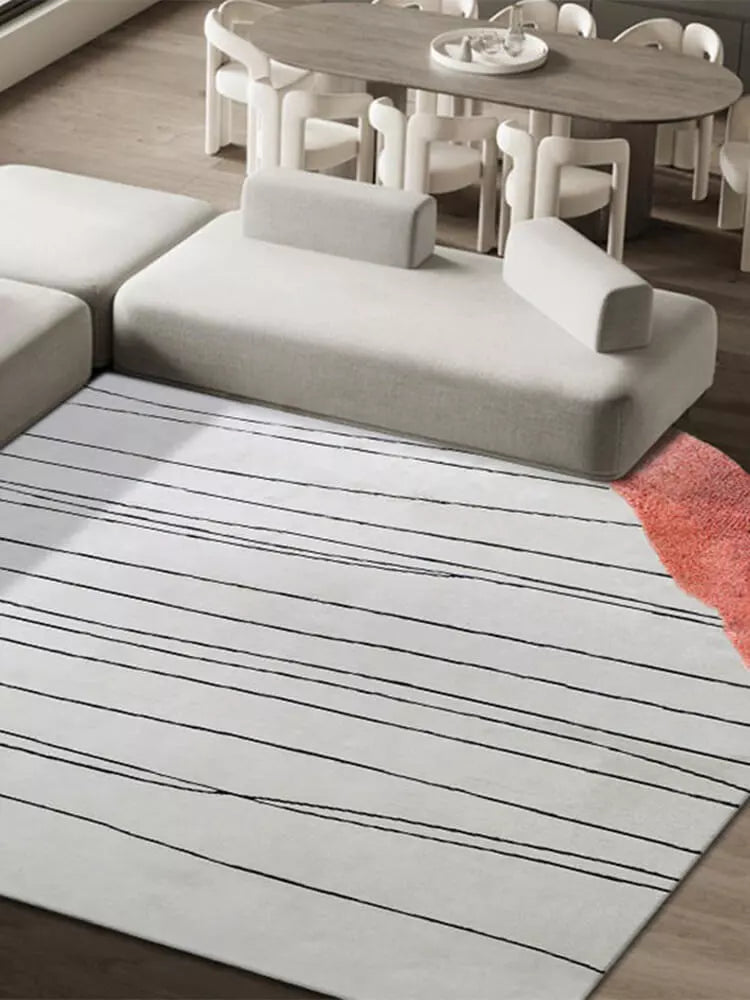 Shelsey modern irregular shaped rugs - Houseoon