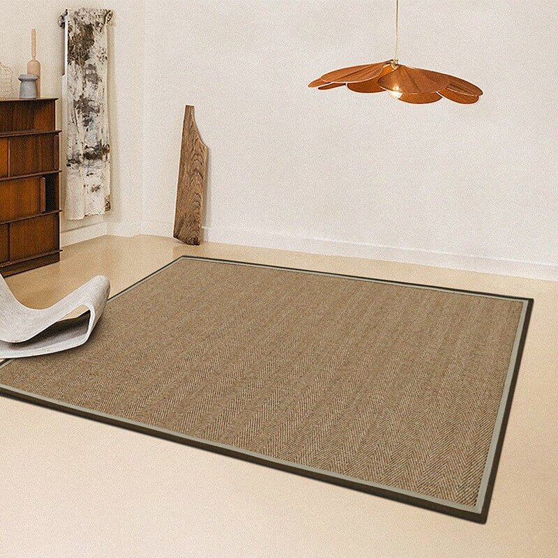 Sisal with Border Area Rug - Houseoon
