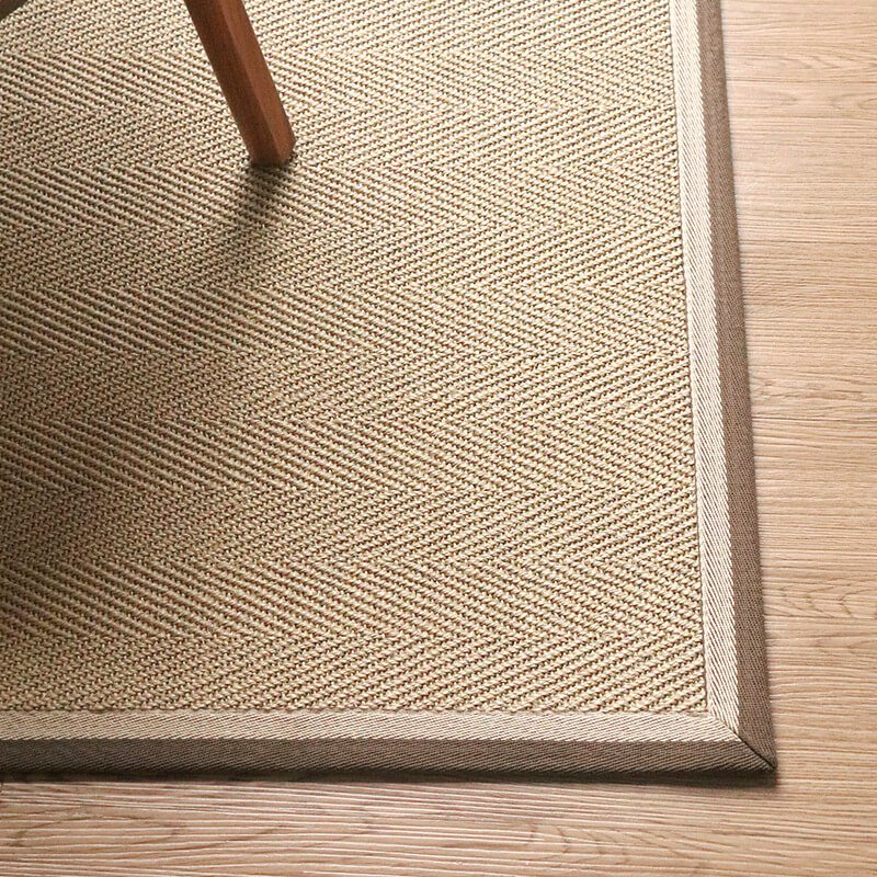 Sisal with Border Area Rug - Houseoon