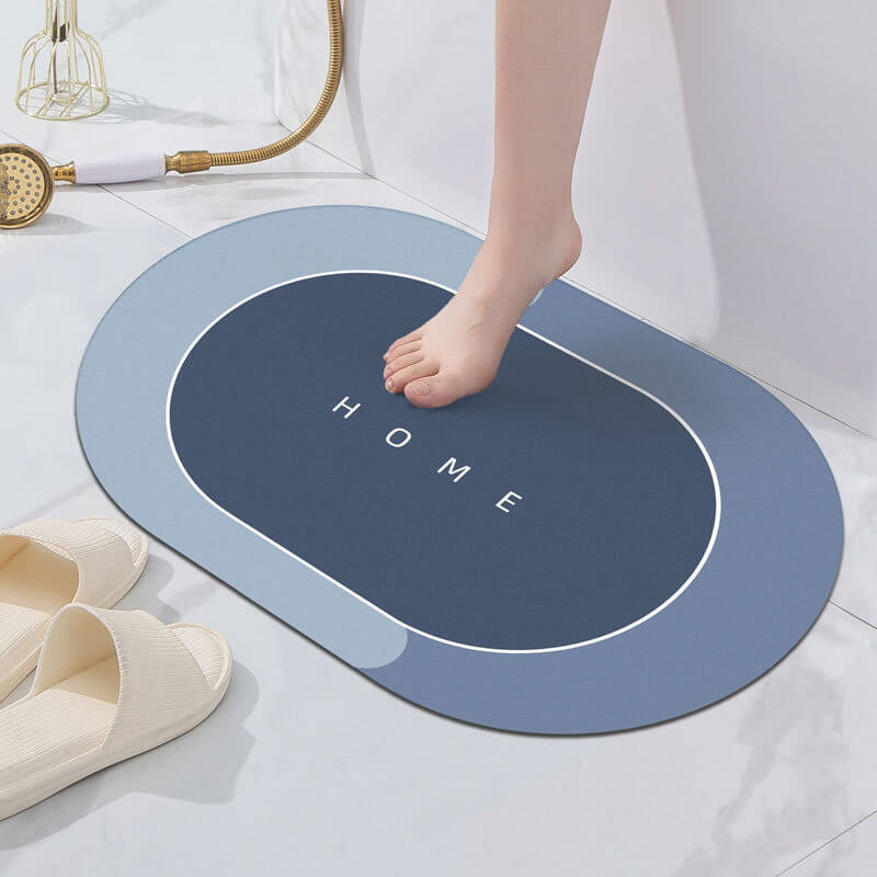 Tapis de salle de bain ultra doux antidérapant
