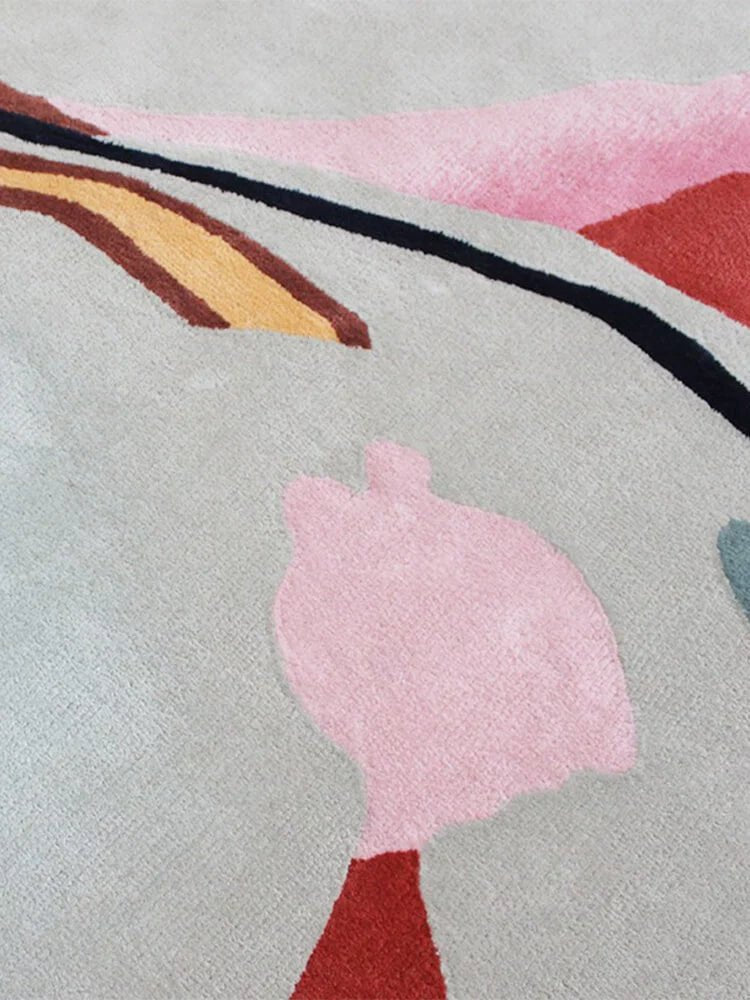 Sophia Round Colorful Rug - Houseoon