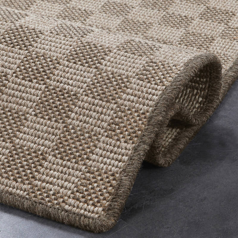 Reversible Indoor Area wool Rug