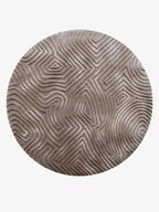 South Textured Round Rug - Houseoon