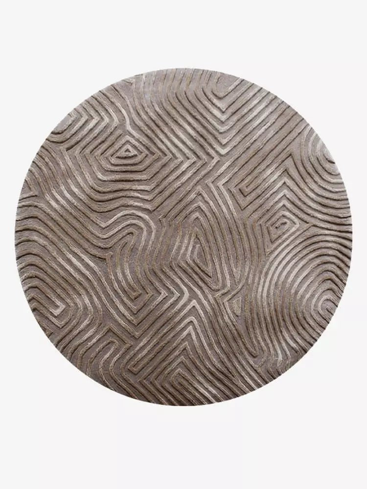 South Textured Round Rug - Houseoon Image principale du produit