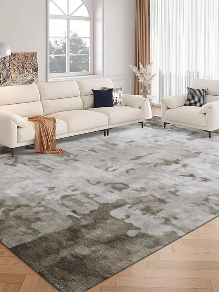 Stain Abstract Handmade Rug - Houseoon