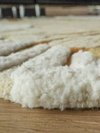 Taniea Yellow Textures Rug - Houseoon