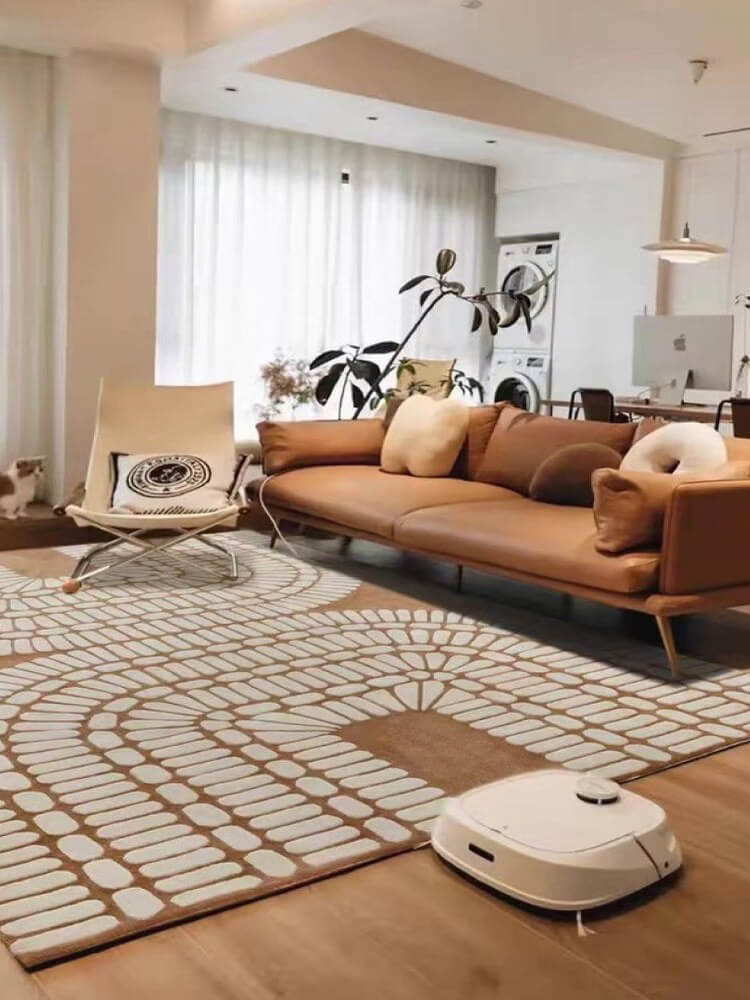 Toney Geometric Area Rug - Houseoon