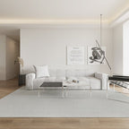 Verena grey wool rug - Houseoon