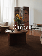 Walnut modern neutral rug - Houseoon